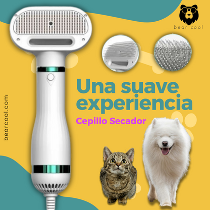 FasPet | Cepillo - Secador para mascotas 2-EN-1 🛁🚿🐾🏡🐱🐶